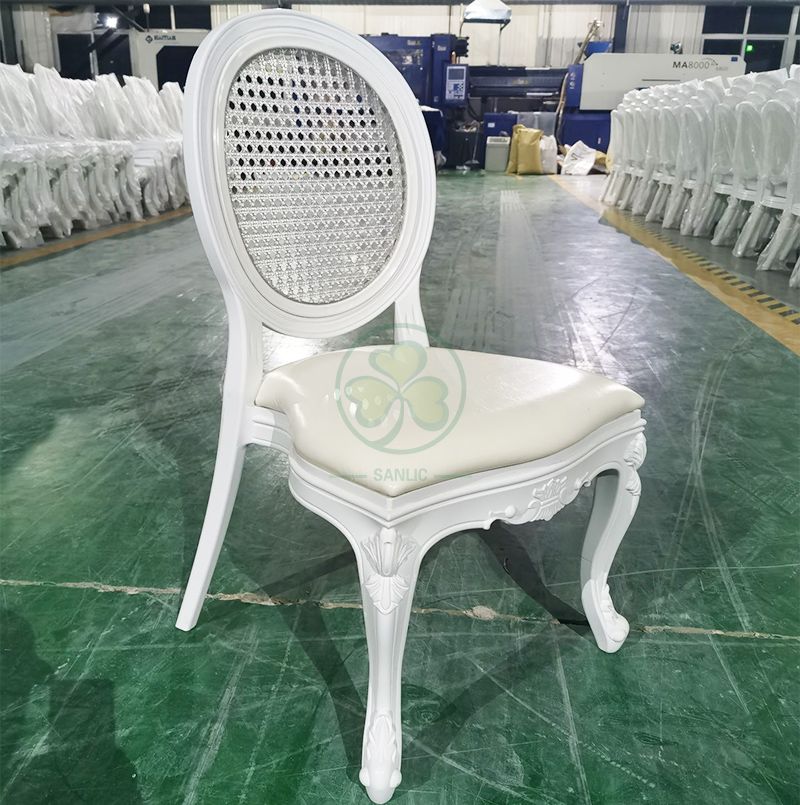 New Design PC Resin Louis Chair with Grid Back for Banquets or Dining Rooms SL-R2038NRLC