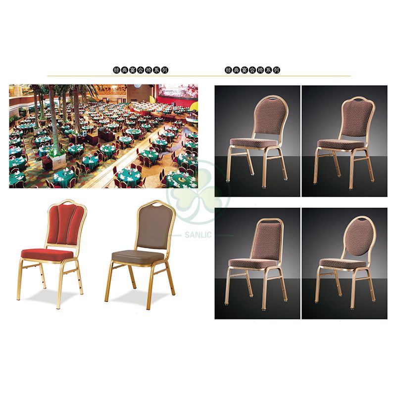 Classic Iron Steel Chiavari Chair Aluminium Napoleon Chair Metal Banquet Chairs for Various Social Events  SL-MC2198SABC