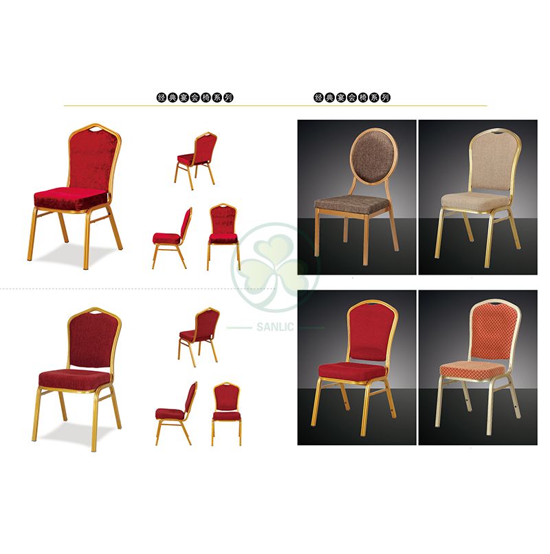 Classic Iron Steel Chiavari Chair Aluminium Napoleon Chair Metal Banquet Chairs for Various Social Events  SL-MC2198SABC