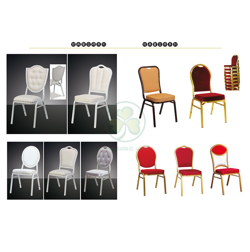 Classic Iron Steel Chiavari Chair Aluminium Napoleon Chair Metal Banquet Chairs for Various Social Events  SL-MC2198SABC